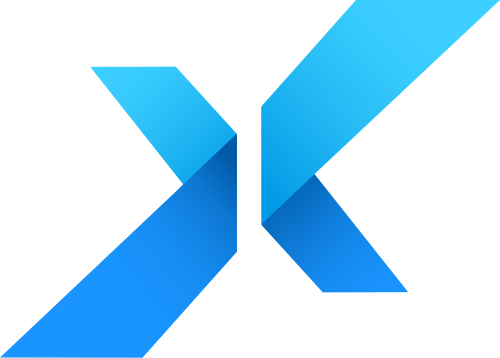 藍色字母X矢量logo logo png