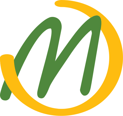 綠色字母M矢量logo