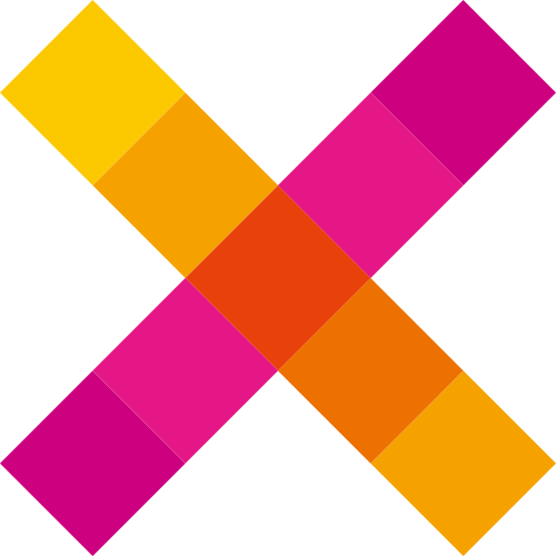 彩色字母X矢量logo logo png