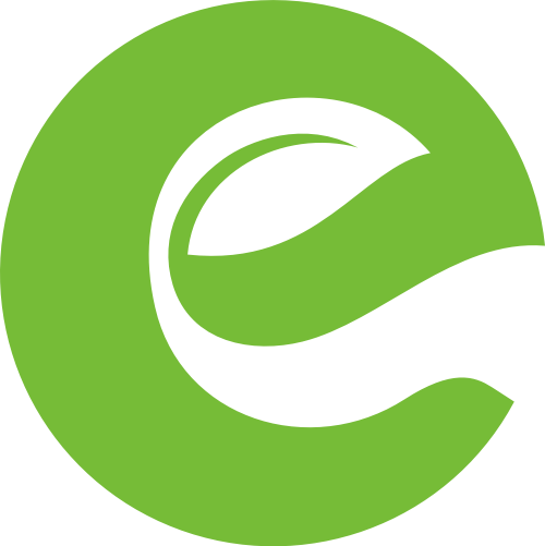 樹葉字母E綠色環(huán)?？萍蓟ヂ?lián)網(wǎng)矢量圖標(biāo)素材 logo png
