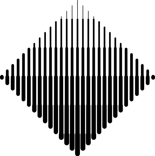 菱形黑色畫筆藝術(shù)設(shè)計漸細矢量圖標素材 logo png