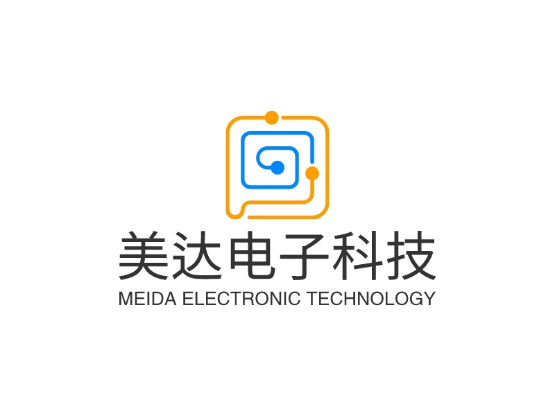 美達(dá)電子科技LOGO設(shè)計